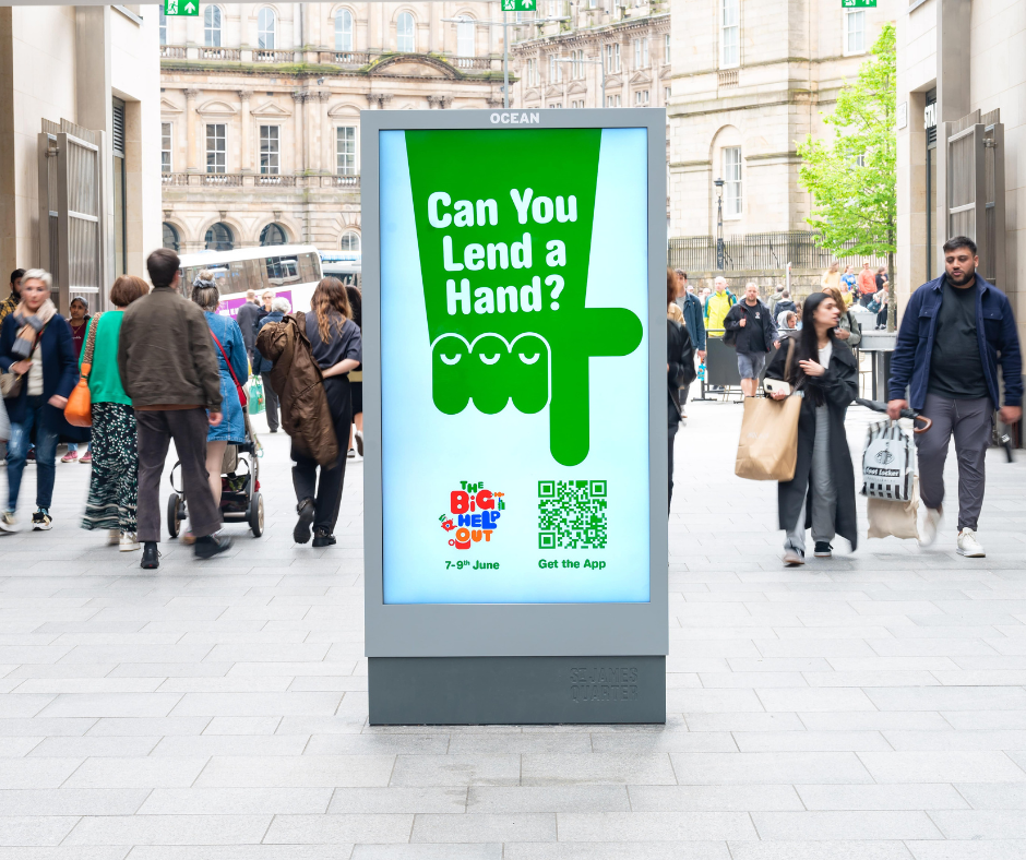 Ocean Outdoor and MC Saatchi invite the nation to lend a hand