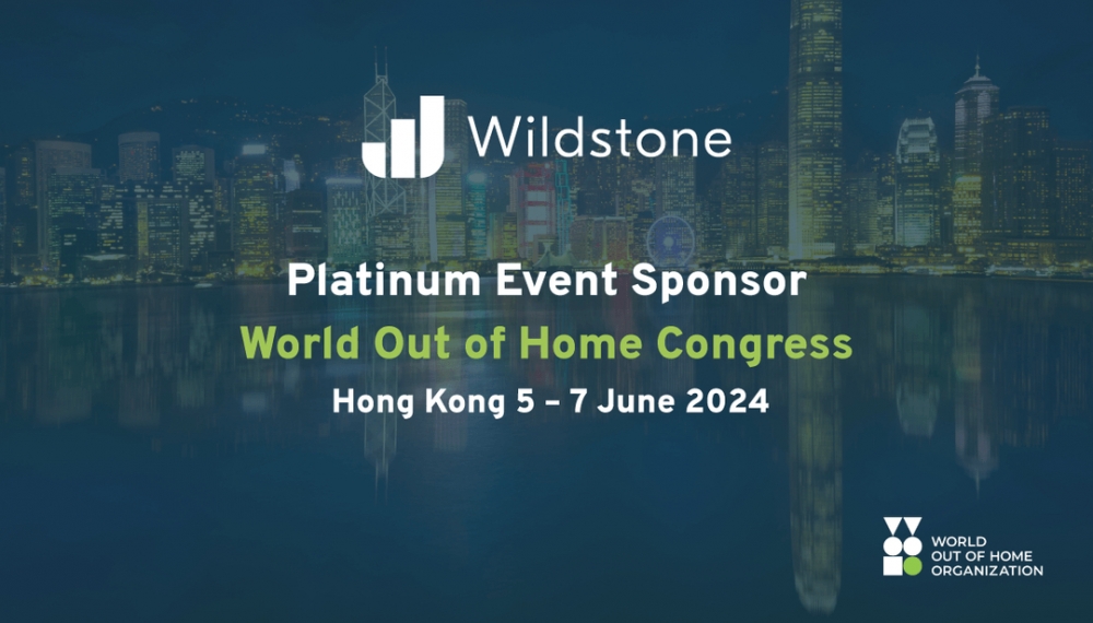 Wildstone to be Platinum Sponsors of World Out of Home Congress 2024