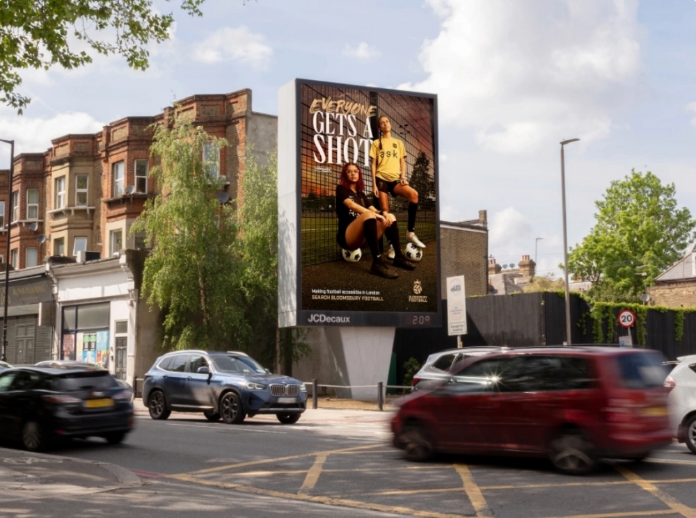 Bloomsbury Football launch OOH campaign with JCDecaux Community Channel