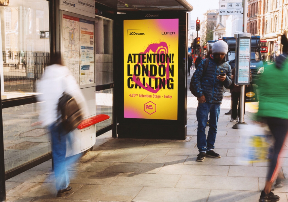 JCDecaux's Attention Grabbing London Bus Shelters 