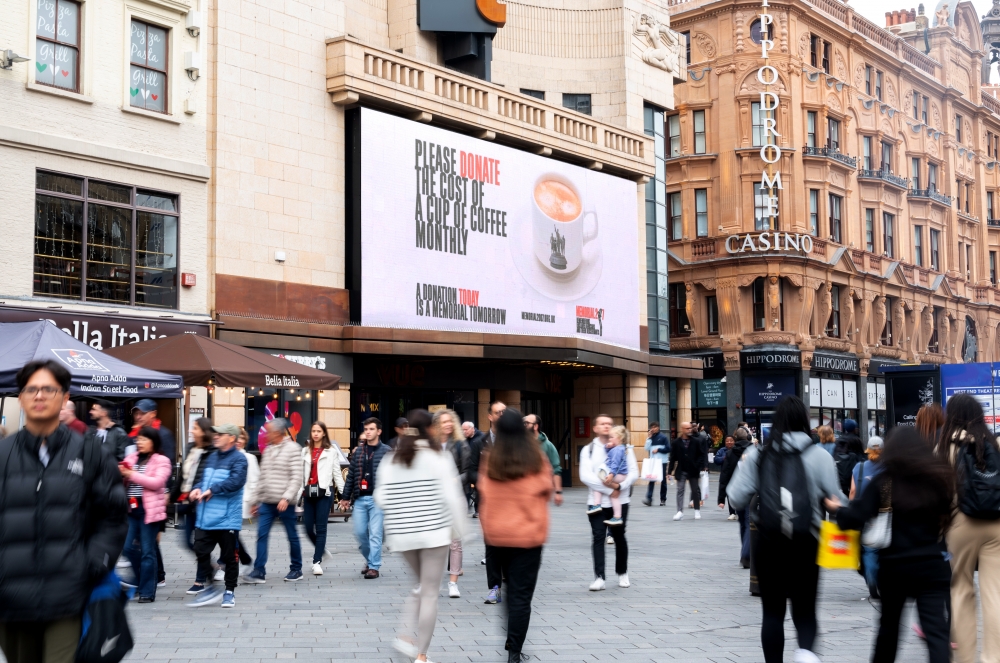 Educational charity launches OOH campaign to raise funds for the Enslaved Africans Memorial