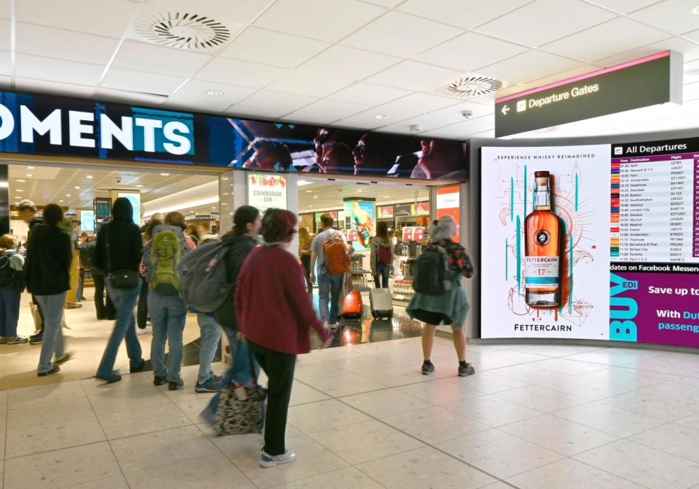 JCDecaux UK expands digital presence at Edinburgh Airport