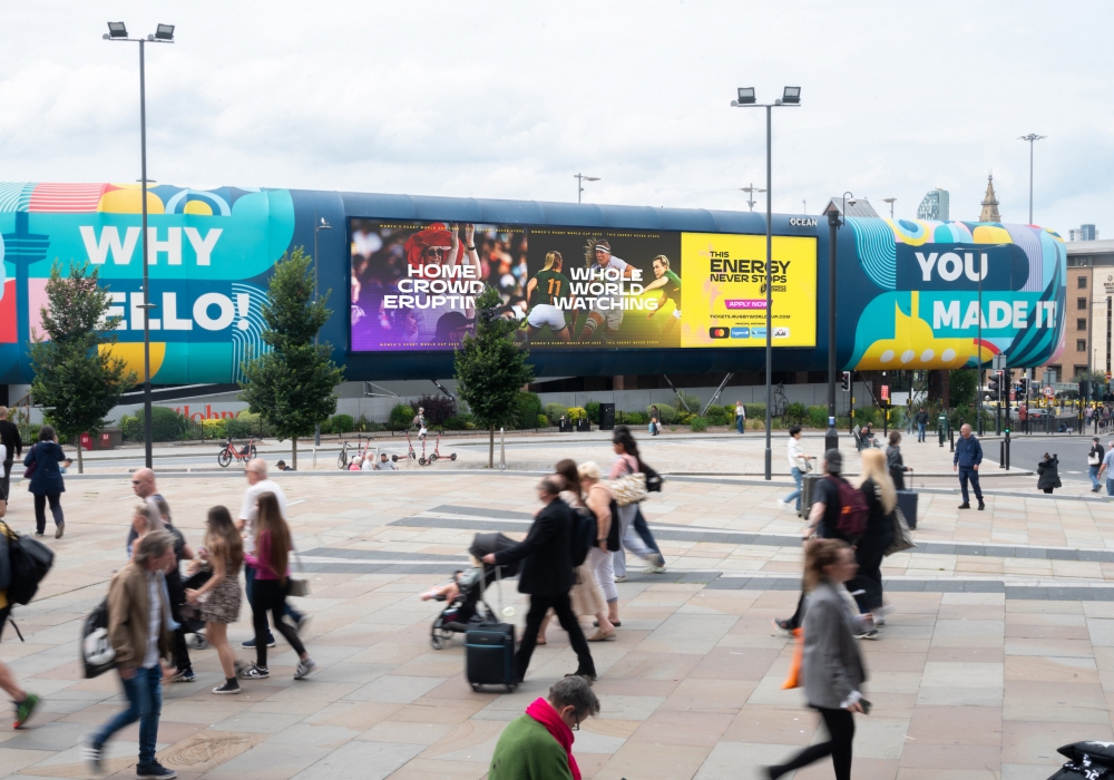 World Rugby appoints Ocean Outdoor UK as Women’s Rugby World Cup 2025 official DOOH media partner