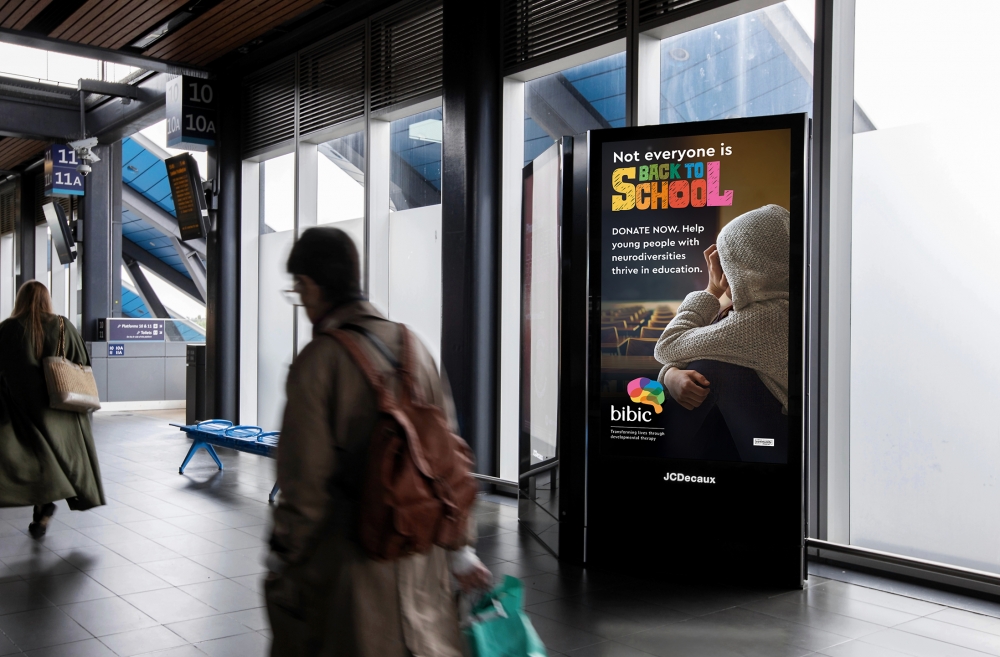 bibic launches “Not Everyone is Back to School” campaign with JCDecaux Community 